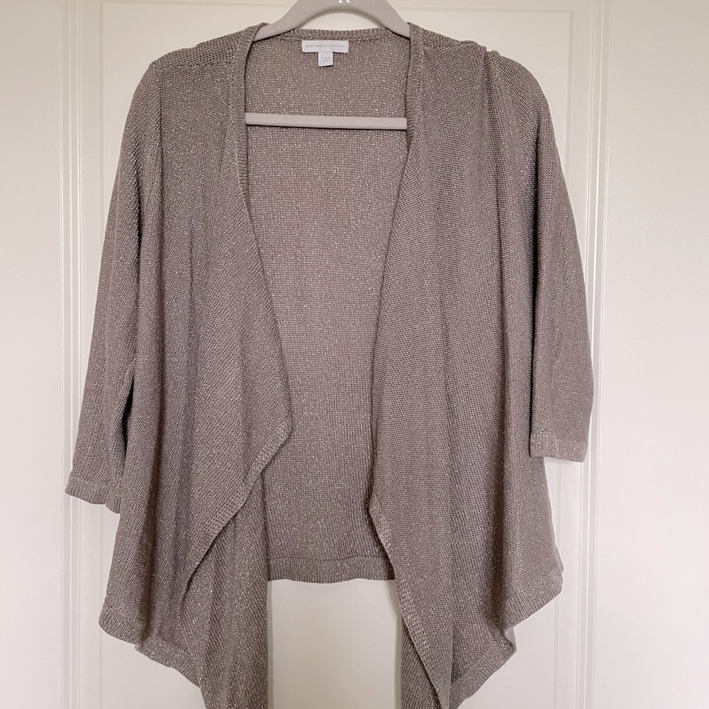 Sparkly sweater size small gold